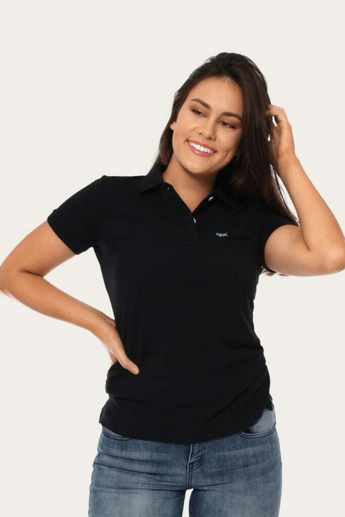 GUEST IN RESIDENCE - Woman - Black - POLO SHIRTS