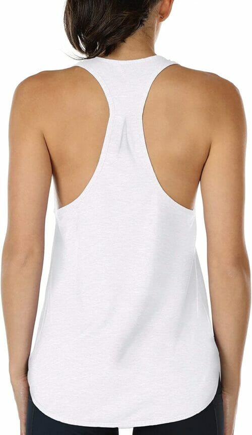 women's white athletic tank tops