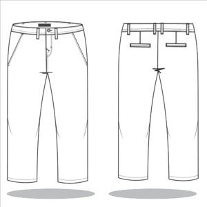 Customize twill pants for men