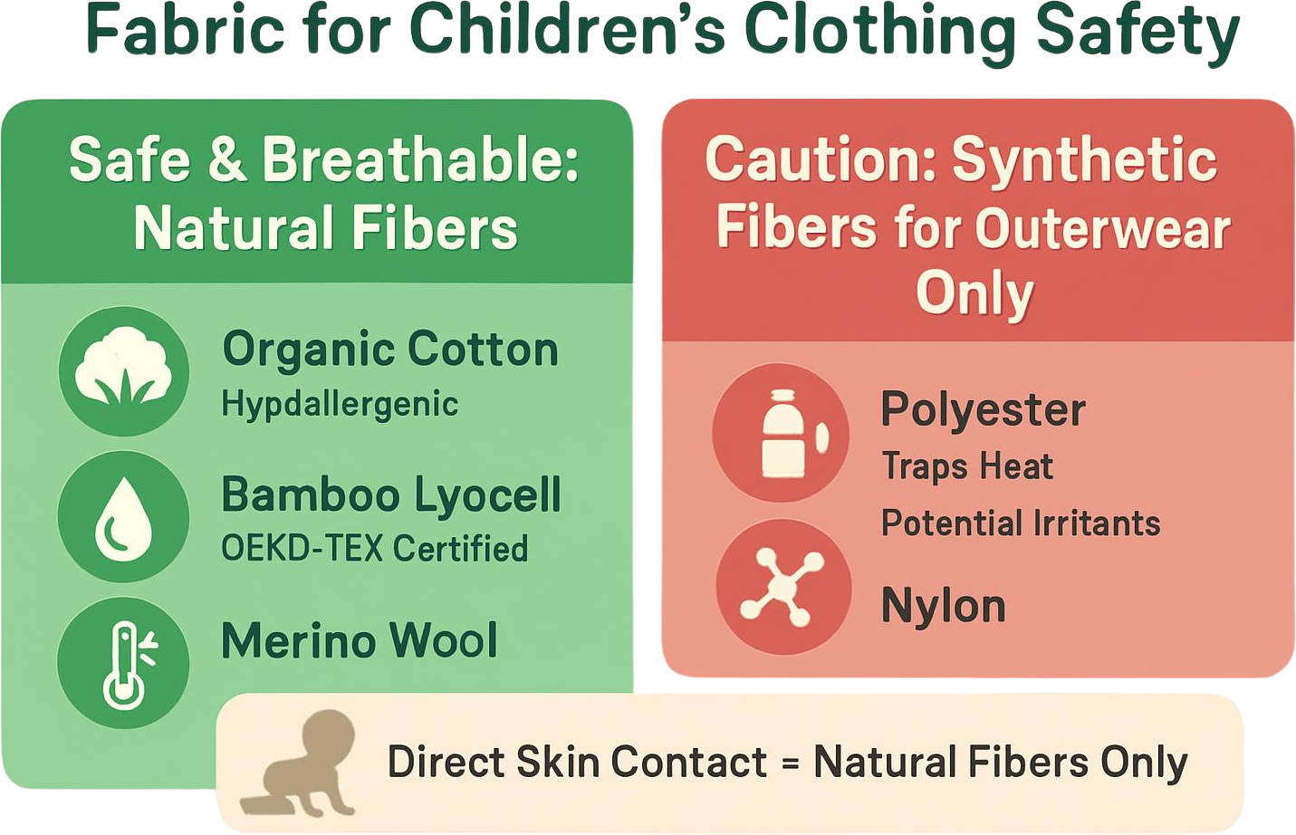 Choose the Right Fabric for Children's Clothing