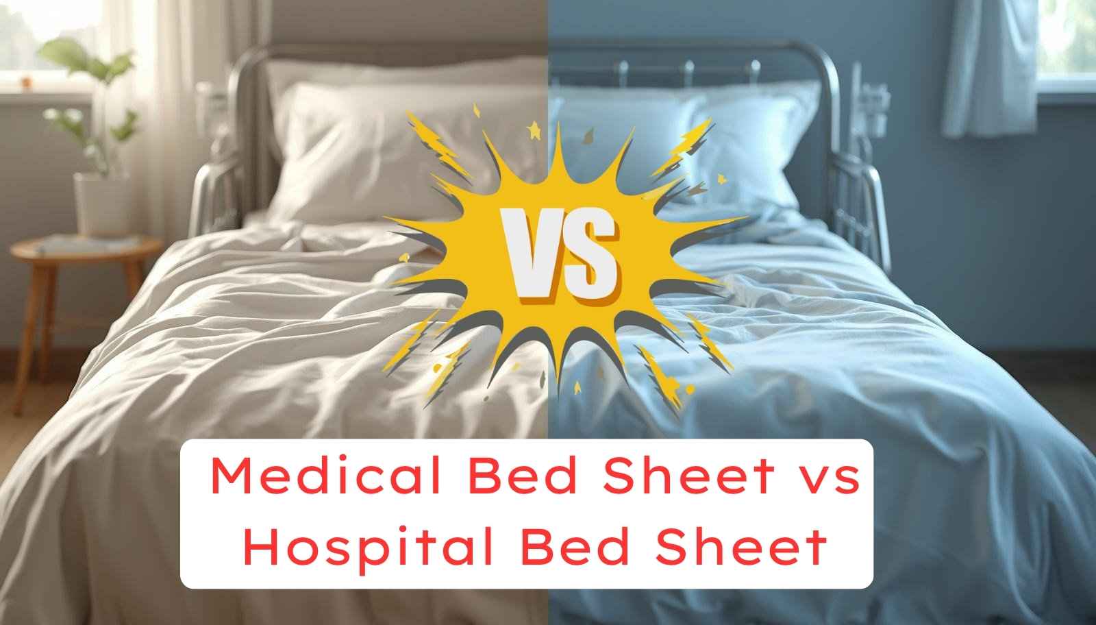 Medical Bed Sheet vs Hospital Bed Sheet