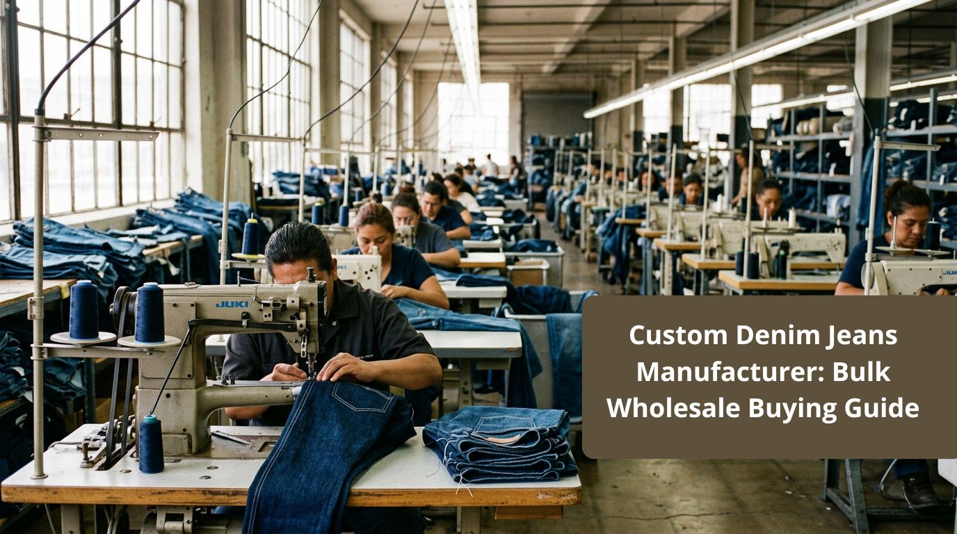 Custom Denim Jeans Manufacturer: Bulk Wholesale Buying Guide