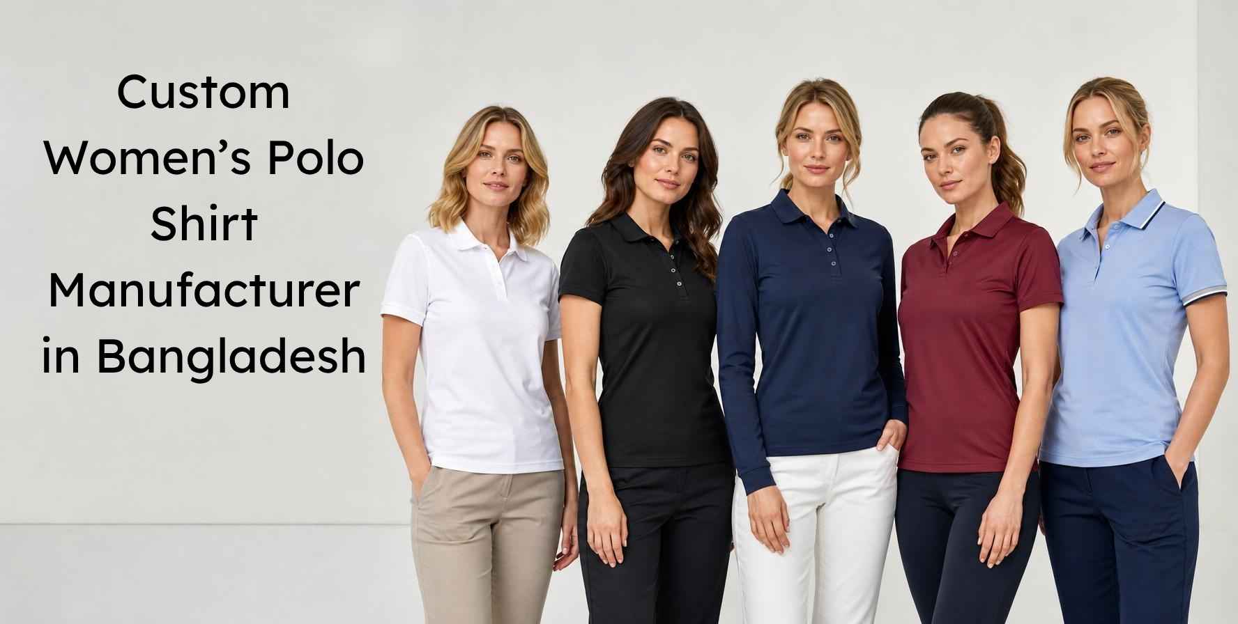Custom Women’s Polo Shirt Manufacturer in Bangladesh