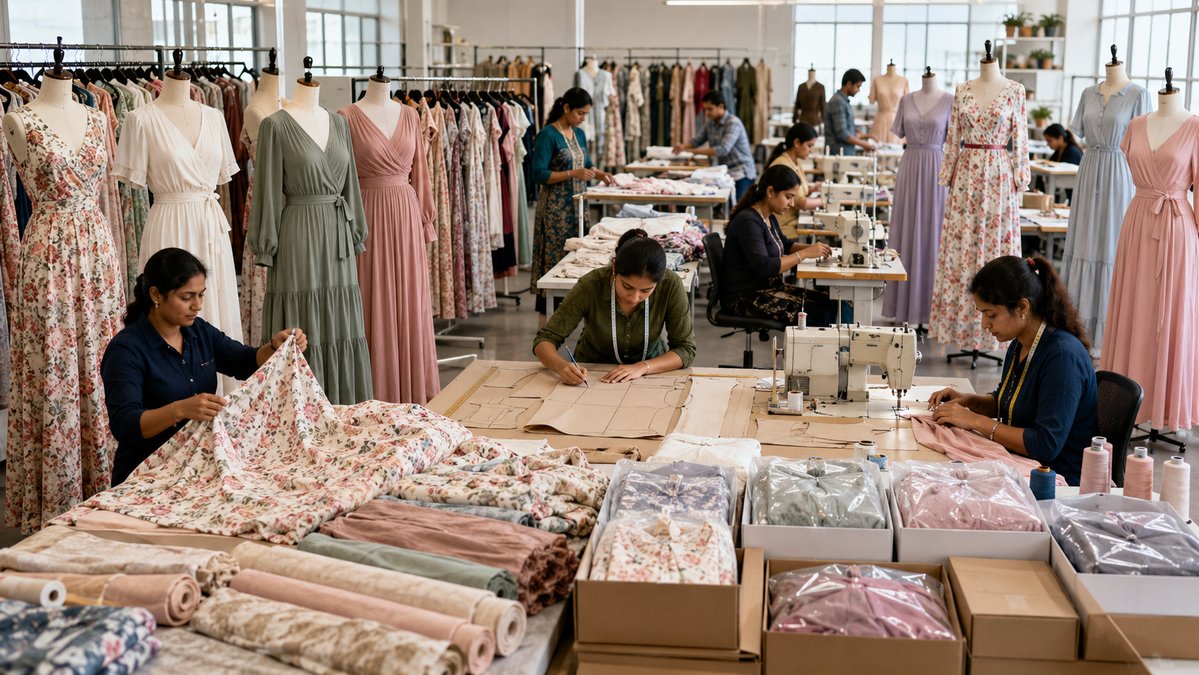 Minmax Textile - Women's Maxi Dress Manufacturers