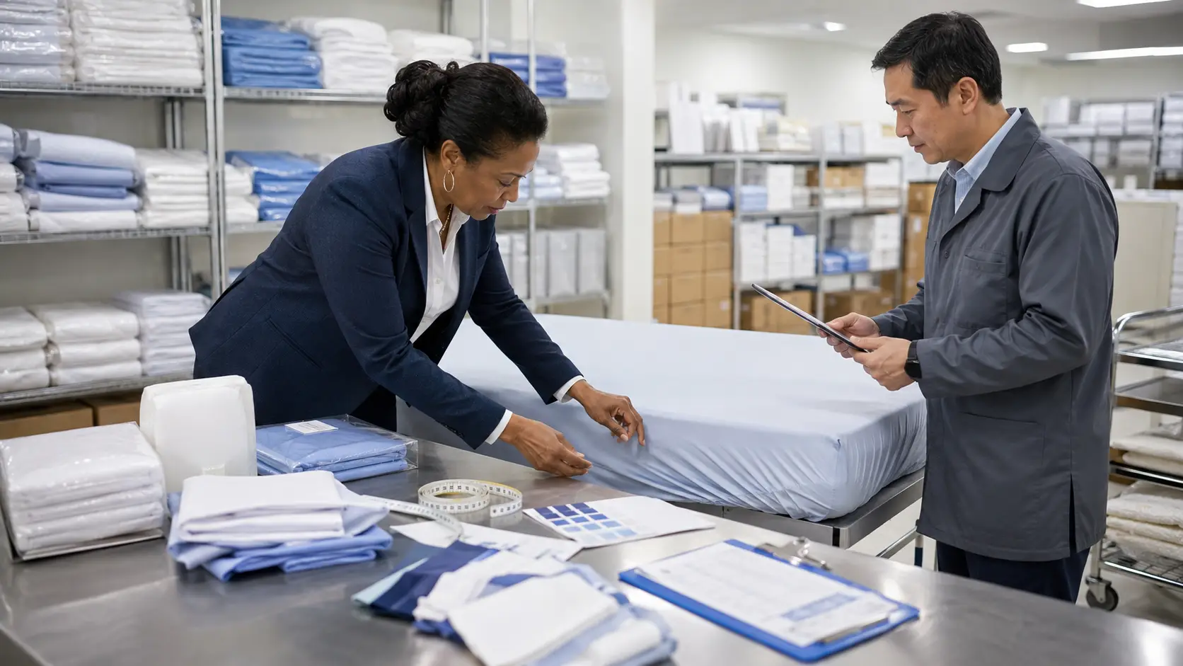 Minmax Textile - Hospital Bed Sheet Manufacturers